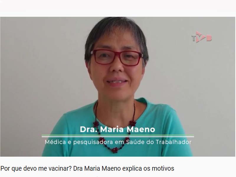 Por que devo me vacinar? Doutora Maria Maeno explica os motivos