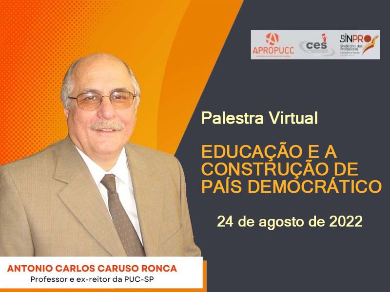 Palestra Virtual: Educação e a Construção de País Democrático