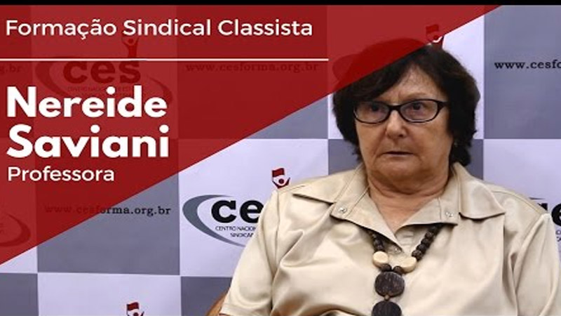 Formação Sindical Classista com Nereide Saviani
